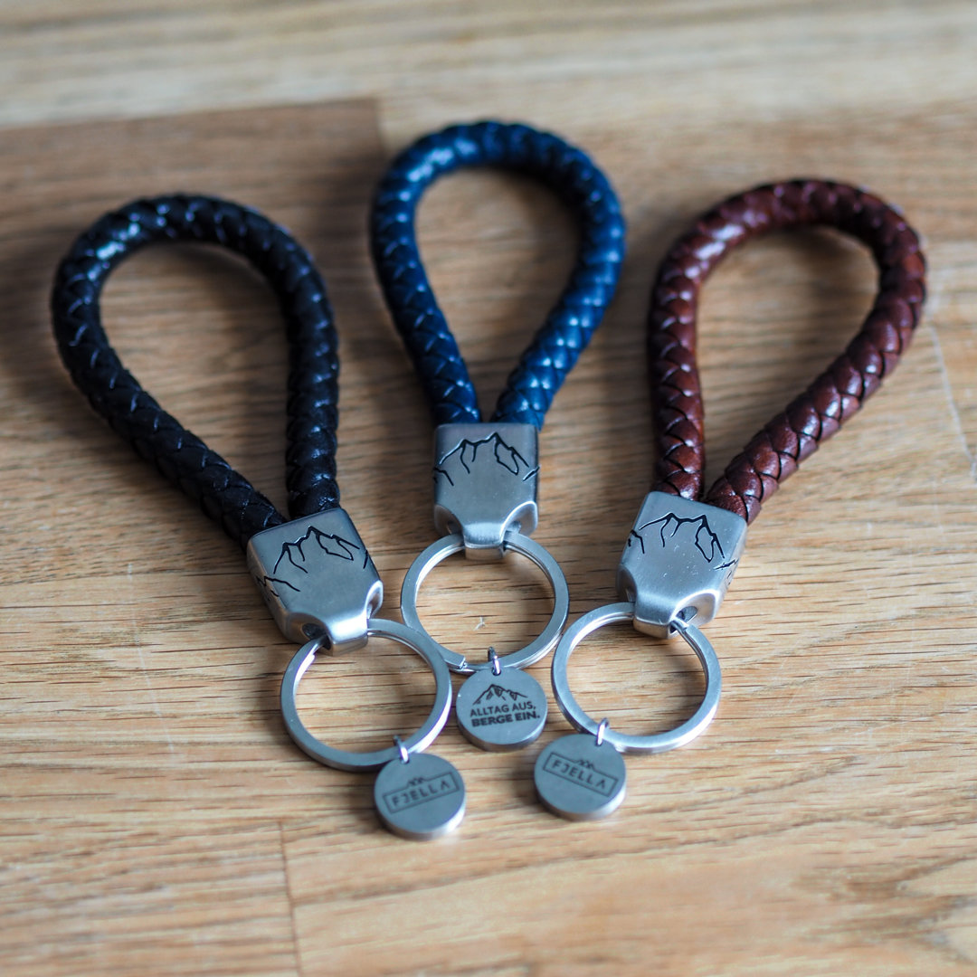 Bergseil Schlüsselanhänger Leder Webseite Bergseil Schlüsselanhänger Leder Webseite