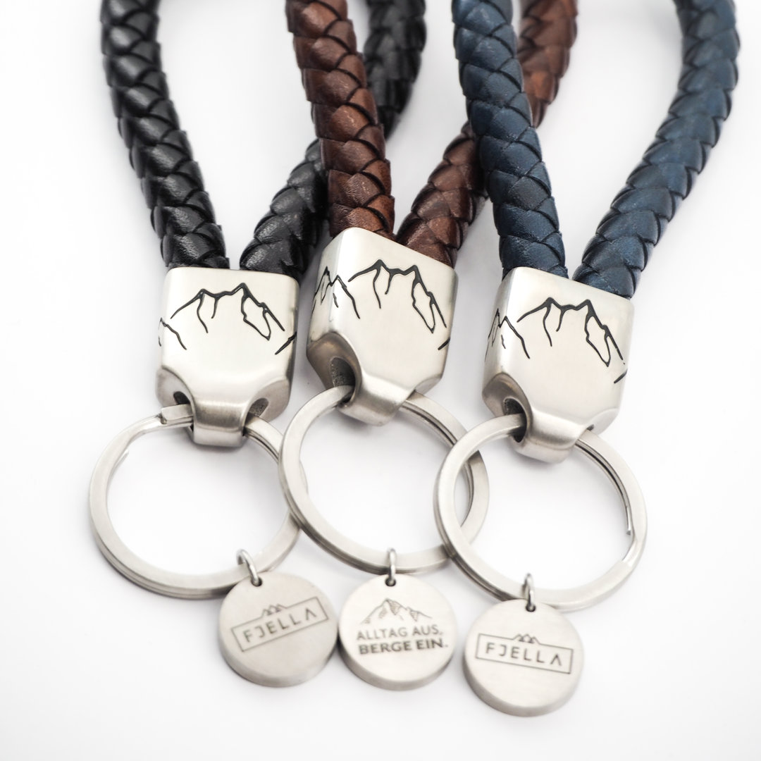 Bergseil Schlüsselanhänger Leder Webseite Bergseil Schlüsselanhänger Leder Webseite